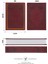 Vintage Old Book Sketch 14X20 110 gr Bordo 3