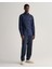 Erkek Lacivert Slim Fit Düğmeli Yaka Düz Gömlek 3000102.410 5