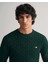 Erkek Yeşil Regular Fit Bisiklet Yaka Düz Kazak 8050601.374 4