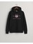 Erkek Siyah Regular Fit Kapüşonlu Logolu Sweatshirt 2047082.5 3