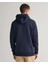 Erkek Lacivert Regular Fit Kapüşonlu Logolu Sweatshirt 2047082.433 2