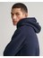 Erkek Lacivert Regular Fit Kapüşonlu Logolu Sweatshirt 2047082.433 4