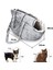 Mavi Kadife Kedi Taşıma Çantası Kediler Için Sırt Çantası Panier Çanta Kedi Seyahat Için Peluş Kediler Çanta Sırt Çantası Yatak Köpek Pet Kedi Aksesuarla (Yurt Dışından) 5