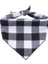 D L Köpekler Kediler Için Aksesuarlar Evcil Hayvan Önlükleri Bandanalar Yavru Kedi Öğeleri Ekose Çizgili Yıkanabilir Yumuşak Nefes Alabilir Üçgen Eşarp Köpek Bandana (Yurt Dışından) 1