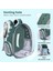 047GRAY 38X26X40CM Taşınabilir Kedi Taşıma Çantası Nefes Pet Küçük Köpek Kedi Sırt Çantası Açık Seyahat Uzay Kapsülü Kafes Şeffaf Uzay Pet Sırt Çantası (Yurt Dışından) 3