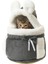 Gri 3kg Nefes Alabilir Pet Kedi Taşıma Çantası Küçük Köpekler Için Kış Sıcak Sırt Çantası Kedi Açık Seyahat Yavru Asılı Göğüs Çantası 6kg Yük Taşıyan (Yurt Dışından) 1