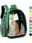 Yeşil Kedi Taşıma Çantası Uzay Evcil Hayvan Sırt Çantası Nefes Taşınabilir Şeffaf Sırt Çantası Yavru Köpek Taşıma Taşıyıcı Uzay Kapsülü Çanta Evcil Hayvanlar (Yurt Dışından) 1