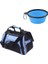 BLUE-350ML Kase 5kg Altında Taşınabilir Pet Çanta Sevimli Sırt Çantası Açık Seyahat Çanta Taşıma Çantaları Yumuşak Crossbody Çanta Pet Köpek Nefes Örgü Sırt Çantaları (Yurt Dışından) 1
