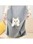 Gri Kedi Bir Önlük Taşır Kedi Tutucu Taşıyıcı Önlük Yumuşak Mercan Kadife Evcil Hayvan Uyku Göğüs Önlüğü Yavru Yavru Kediyi Tutmak Için Cepli (Yurt Dışından) 4