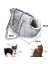 Beyaz 42X32X26 cm Yumuşak Peluş Kedi Çanta Kedi Sırt Çantası Panier Çanta Kediler Için Seyahat Peluş Kediler Çanta Pet Köpek Sırt Çantası Taşıyıcı Yatak Yavru Kedi Aksesuarları (Yurt Dışından) 4