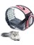 Gri S(36X20X22CM) Kedi Köpek Taşıma Çantası Taşıma Seyahat Nefes Alabilir Pet Çanta Taşınabilir Omuz Sepeti Sırt Çantası Tavşan Çantası Şeffaf Kafes (Yurt Dışından) 3