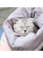 Gri 43X46 cm Pet Kedi Çanta Taşıyıcı Kış Sıcak Tek Omuz Sırt Çantası Açık Seyahat Taşınabilir Uyku Tulumu Küçük Hayvan Köpek Kedi Askılı Çanta (Yurt Dışından) 5
