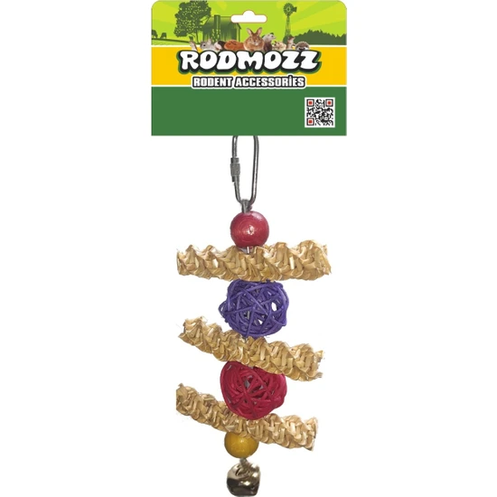 Rodmozz 2'li Toplu Boncuklu Renkli Kemirgen Oyuncağı