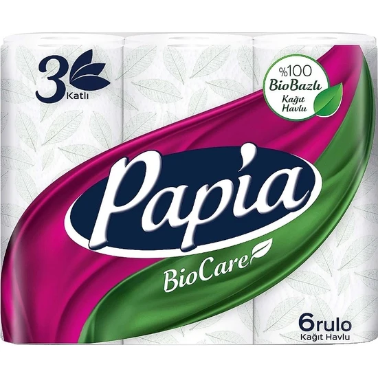 Papia Biocare 6'lı Kağıt Havlu