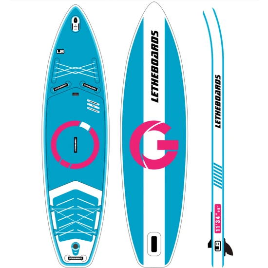 Lethe Boards Eos Sup Paddle Board Kamera Yeri 335 cm x 86 cm x 15 cm ultra geniş stabil Kürekli Şişme Sörf Tahtası Stand up paddle board