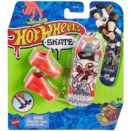 Hot Wheels Skate Parmak Kaykay ve Ayakkabı Paketleri HNG41