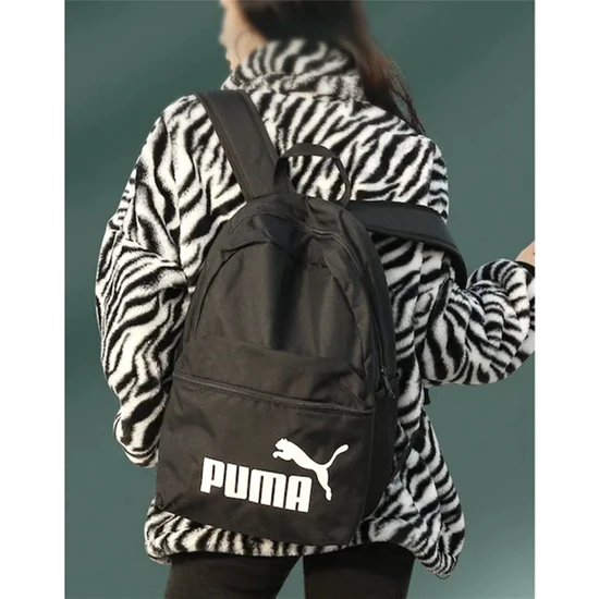 Puma Phase Backpack Siyah Unisex Spor Sırt Çanta 075487-01 V2