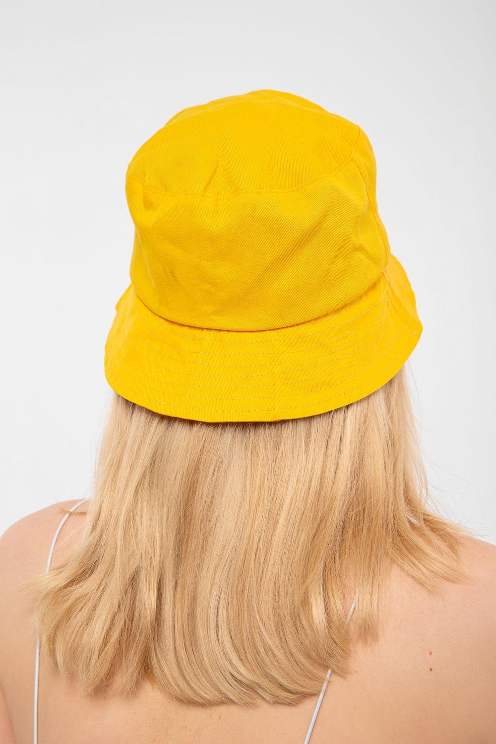 Saria Moda Kadın Bej Bucket Şapka görsel 5