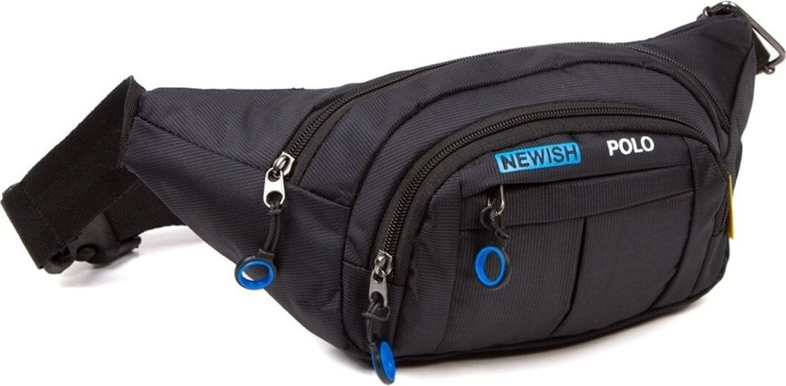 Av A Dos Siyah Unisex Suya Dayanıklı Kulaklık Çıkış Çapraz Askılı Omuz Spor Bel Çanta Günlük Yürüyüş Outdoor görsel 7