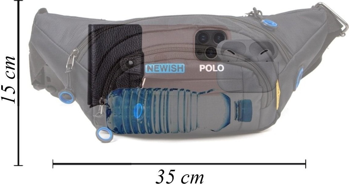 Av A Dos Siyah Unisex Suya Dayanıklı Kulaklık Çıkış Çapraz Askılı Omuz Spor Bel Çanta Günlük Yürüyüş Outdoor görsel 3