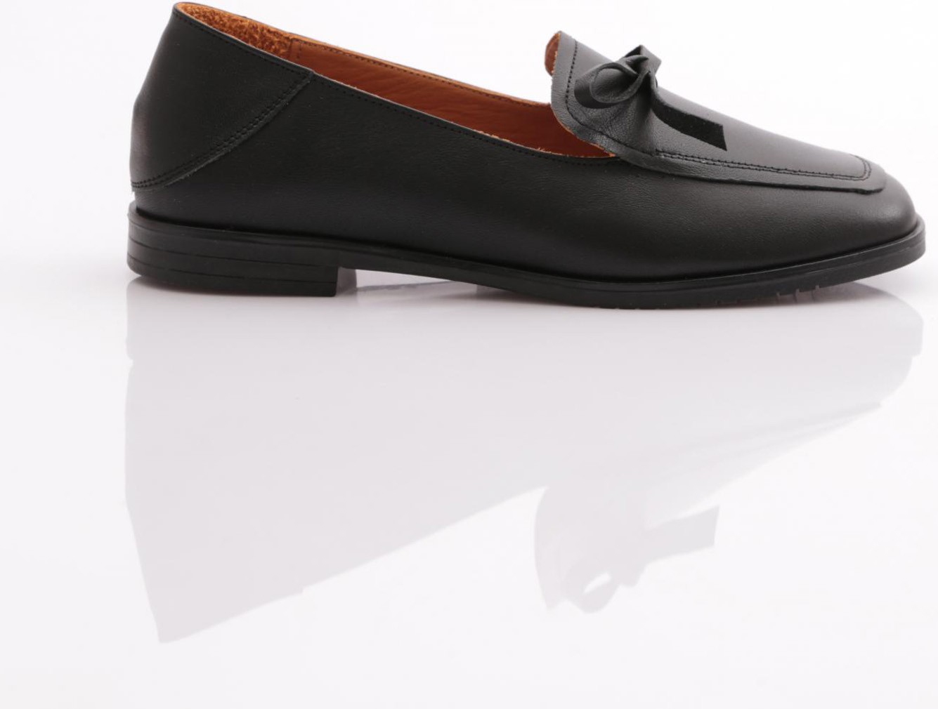 DGN 131 Kadin Bağcik Detayli Loafer Ayakkabi
