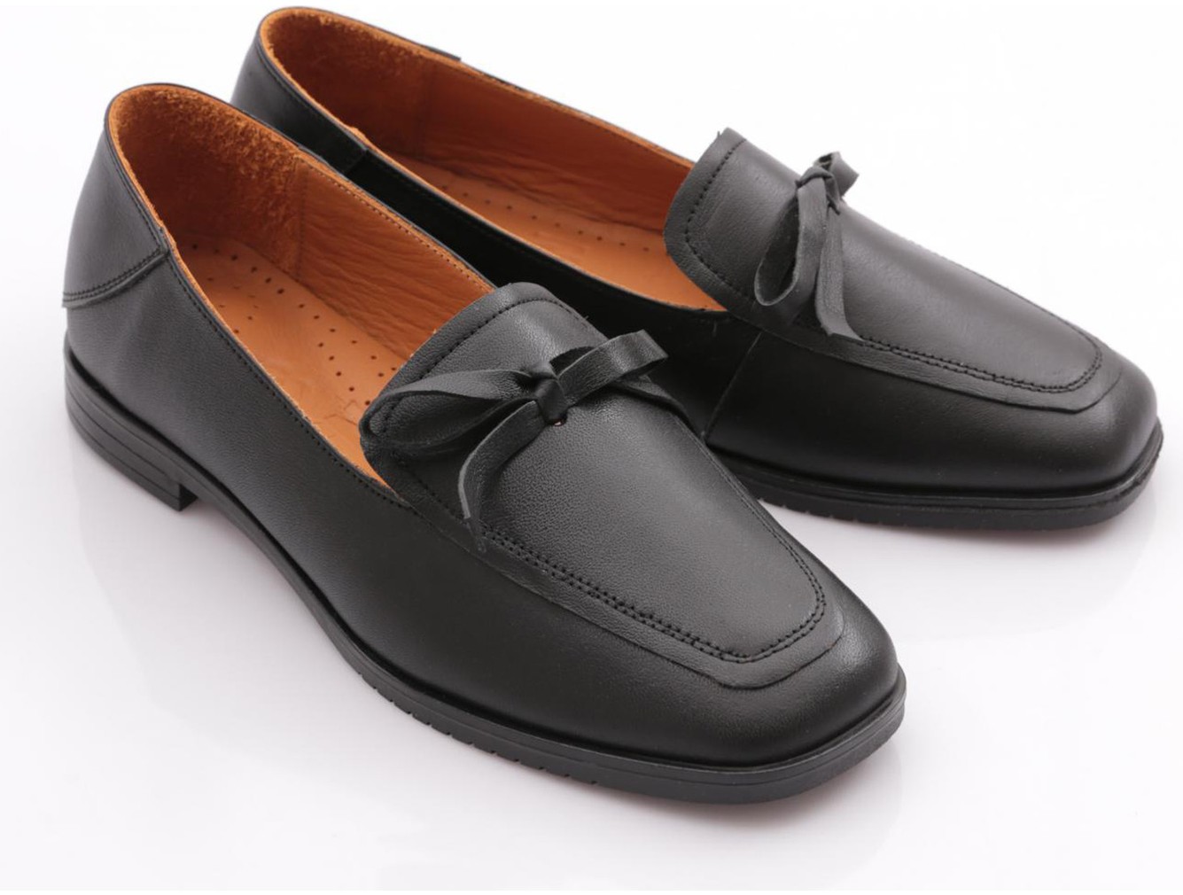DGN 131 Kadin Bağcik Detayli Loafer Ayakkabi görsel 2