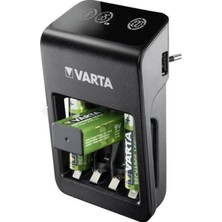 Varta LCD Plug+ Plus Şarj Cihazı + 2 Adet 200MAH 9V Şarjlı Pil +Saklama Kılıfı