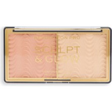 Revolution Pro Highlighter Sculpt & Glow Palette Light Medium 8 gr