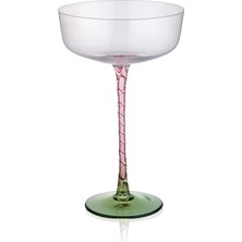 The Mia Martini Kadehi Pembe Yeşil 200 ml