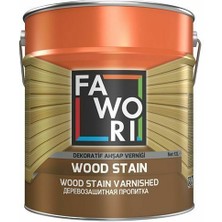 Fawori Wood Stain Dekoratif Vernikli Ahşap Koruyucu 12 Lt