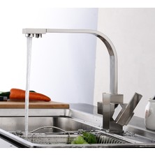 OEM Mutfak Evye Bataryası Dual Flow Su Arıtma Çıkışlı Yeni Tasarım Nikel  5 Yıl Güvenceli