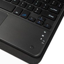 Musal Galaxy Tab A8 10.5 SM-X200 (2021) Border Keyboard Bluetooh Bağlantılı Standlı Klavyeli Tablet Kılıfı