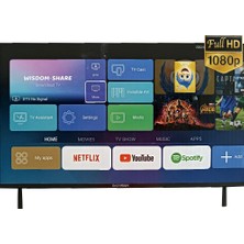 ElectroMaster ETV-332 32" 82 Ekran Uydu Alıcılı Full HD Android Smart LED TV