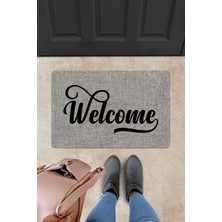 Evaşk Kapı Önü Paspası Vinil Kaymaz Tabanlı