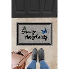 Evaşk Kapı Önü Paspası Vinil Kaymaz Tabanlı