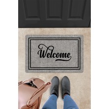 Evaşk Kapı Önü Paspası Vinil Kaymaz Tabanlı