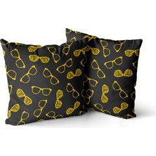 Jwk Home Oyun Temalı Modern 2 Dijital Baskılı Kırlent Kılıfı (45X45)