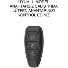 Şenyıldız Aksesuar Ford Focus Fiesta Kuga Mondeo Smax Cmax Ecosport Anahtarsız Çalıştırma Anahtar Kılıfı