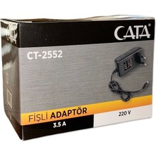 Cata CT-2552 3.5 amper Fişli Adaptör