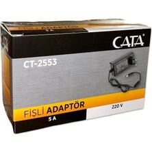 Cata CT-2553 5 amper Fişli Adaptör