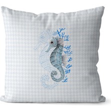 Jwk Home Marine Desenli 3 Dijital Baskılı Kırlent Kılıfı (43X43)