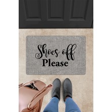 Evaşk Kapı Önü Paspası Vinil Kaymaz Tabanlı