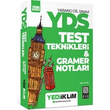 Yediiklim Yayınları YDS - YÖKDİL Test Teknikleri ve Gramer Notları