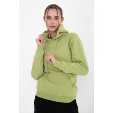 Comm-Ci Irmak Kapüşonlu Kanguru Cep Detaylı Örme Sweatshirt