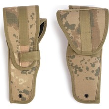 Mrc Tactical Askeri Jandarma Kamuflaj Desenli Klasik 9 mm Tabanca Kılıfı