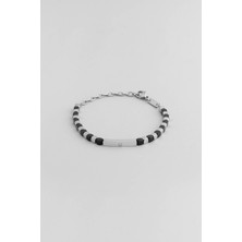 So CHIC Minimal Stil Erkek 21 Cm Çelik Bileklik