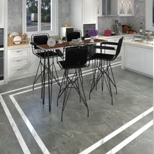 Kenz Life  Knsz Masa Sandalye Takımı HEM105ZENGIN Cvzsyh 140*040 4 Sandalye Syhsyh Kolçaklı Sırt Minderli