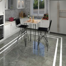 Kenz Life  Knsz Masa Sandalye Takımı HEM105ZENGIN Crdsyh 070*070 2 Sandalye Syhsyh Sırt Minderli