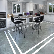 Kenz Life  Knsz Masa Sandalye Takımı HEM105ZENGIN Crdsyh 100*070 4 Sandalye Syhsyh Kolçaklı Sırt Minderli