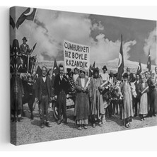 Doğal Tercih Biz Cumhuriyeti Böyle Kazandık TABLOSU-6574